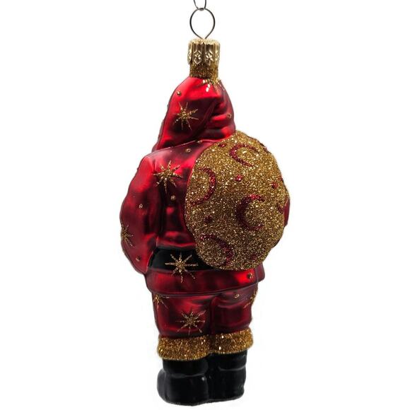 Patricia Breen Nordstrom Santa Claus Red Moon Star Celestial Christmas Ornament - Picture 9 of 10
